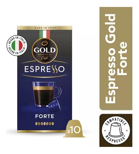  10 Capsulas Café De Grano Espresso Gold - Elige Tu Opción