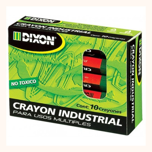 Crayon Industrial C/10 Varios Colores Pack C/3