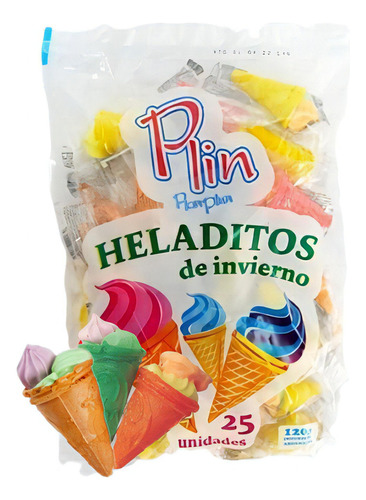 Heladitos Golosinas Plin Plan Plun X25u