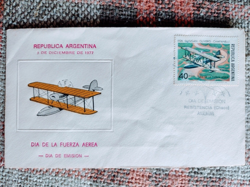 Sobre Conmemorativo Día De La Fuerza Aérea Argentina