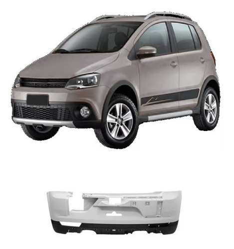 Paragolpe Trasero Vw Cross Fox Cross 2010 2011 2012 2013 14