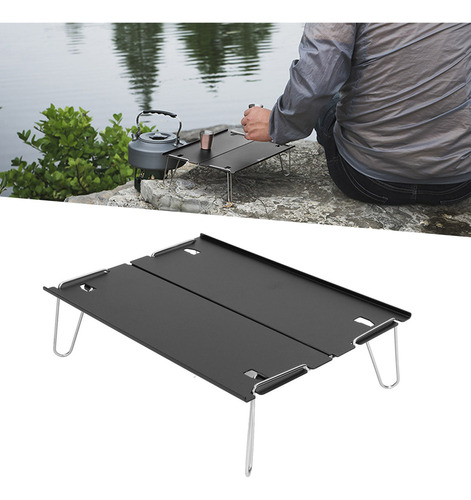 Mini Mesa De Camping Plegable Portátil De Aleación De Alumin