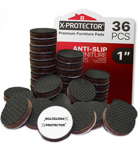 X-protector Almohadillas Antideslizantes Para Muebles, 36 Pi