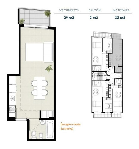 Imagen 2 de 4 de Departamento En El Emprendimiento Miller 3085
