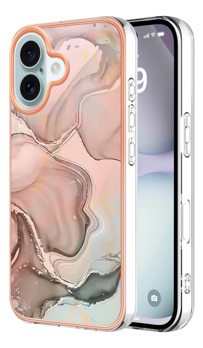 Funda Para La Serie Xiaomi, Diseño De Patrón De Mármol, Delgada, Robusta, A Prueba De Golpes, Funda Protectora Antiarañazos, Oro Rosa