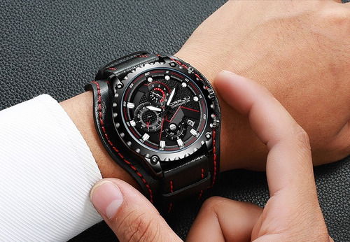 Relógio Masculino Crrju Black