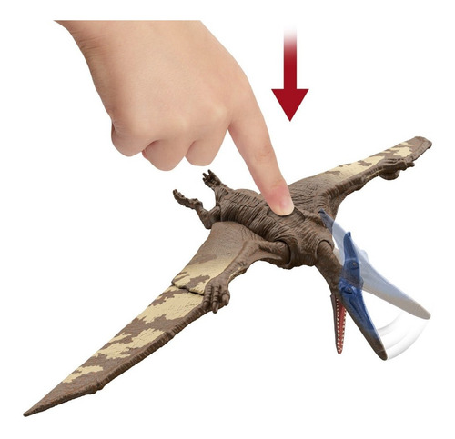 Imagem 3 de 10 de Jurassic World Pteranodon Roar Strikers Com Som - Mattel