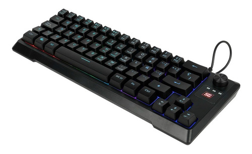 Teclado Gamer Vorago Start The Game Kb-506 Tkl 65% Alambrico Teclado Negro