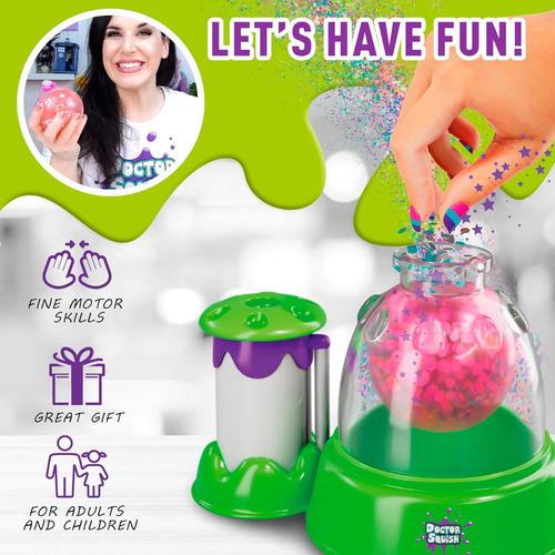 Herramienta De Slime Doctor Squish, Brilla Con Glitter