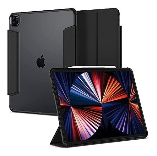Imagen 1 de 6 de Funda Spigen iPad Pro 12.9 5th 2021 Ultra Hybrid Black