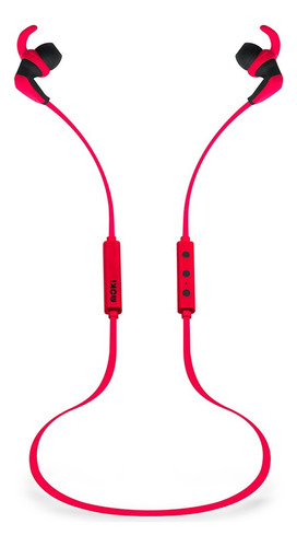 Auriculares Moki Acc Hphbdy Hybrid Bluetooth In Ear - Red