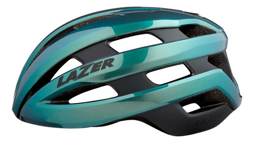 Capacete Lazer Sphere Azul Aurora E Preto In Mold Ciclismo Cor Azul E Preto Tamanho P