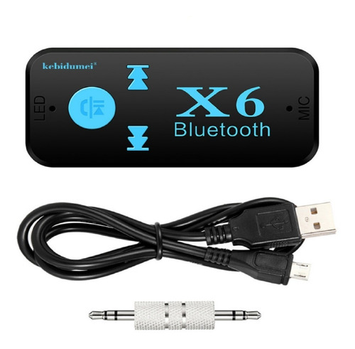 Manos Libres  Bluetooth X6 3.5mm Jack Inalámbrico Kit De Car