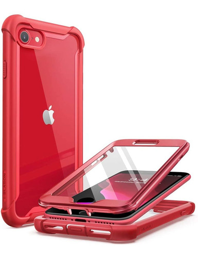 Funda I Blason Para iPhone SE 2020 /iPhone 7/8 Rojo