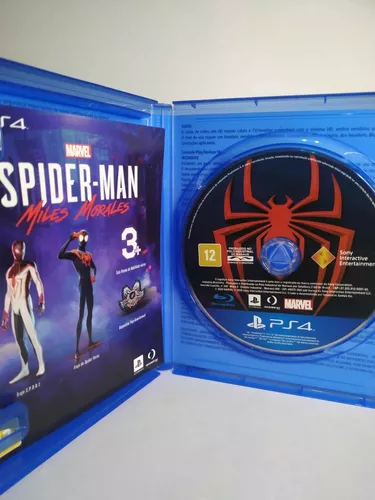 Jogo Homem Aranha - Spider-man - Ps4 - Mídia Física