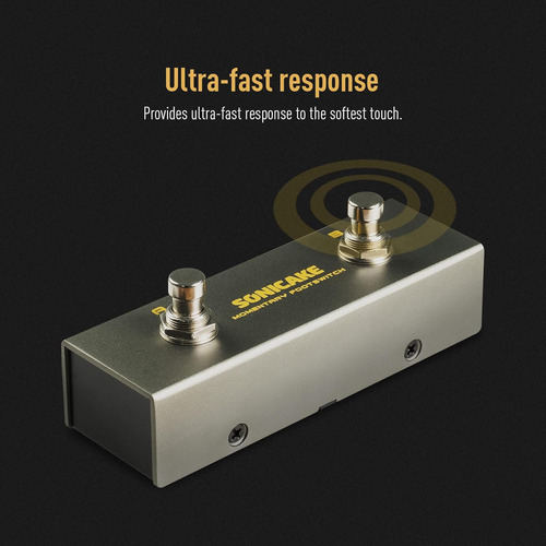 Pedal Sonicake Dual Footswitch Para Guitarra Pedal De Efe...