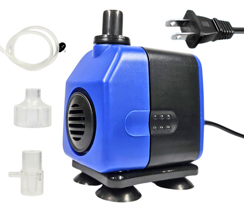 Bomba De Agua Sumergible Sr-932 Cascadas Estanques C/ Sopapa Color Azul
