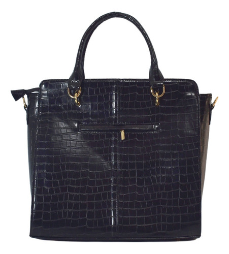 Bolso De Dama Dibella Ejecutivo Imit. Piel Cocodrilo Yalena