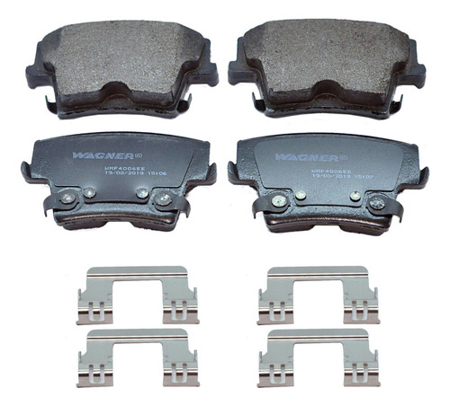 Balatas Wagner Dodge Charger 8 6.2 2015-2015 Tras