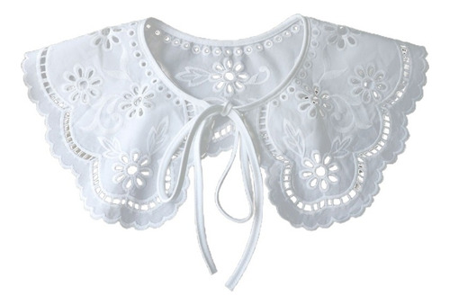 . Cuello Falso De Estilo Francés Ahueca Hacia Fuera La