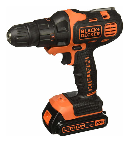 Black & Decker Taladro Inalámbrico Matrix Litio 20v