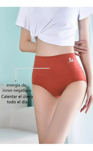 5pzs Bragas De Cintura Alta De Algodón Para Mujer Postparto