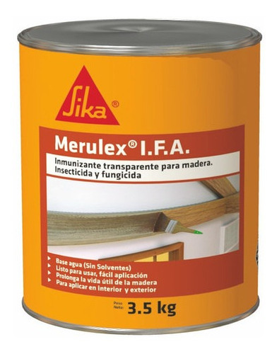 Sika Merulex I.f.a Inmunizante Para Madera Fungicida