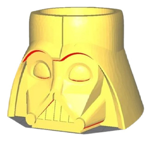 Mate Simple Darth Vader Archivo Stl Para Impresion 3d 