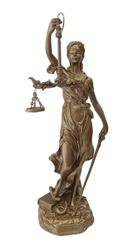 Diosa Griega De La Justicia Temis 27cm Con Espada Y Balanza | Envío gratis