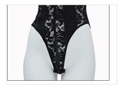 Bodie Ropa Sexy De Noche Lencería Con Encaje Negro Encaje Gde