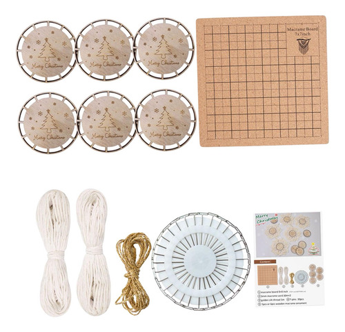 Juego De Manualidades Diy: Rodajas De Madera Establecer E