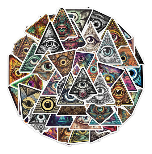 - 50 Adesivos Em Formato De Olho De Desenho Animado Que