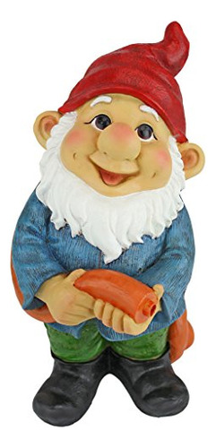 Garden Gnome Statue - Hose It Off Harry Piped Statue Gn...
