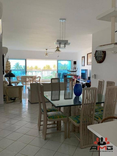 Apartamento Com 3 Dormitórios À Venda, 186 M² Por R$ 4.800.000,00 - Riviera - Módulo 6 - Bertioga/sp - Ap2698