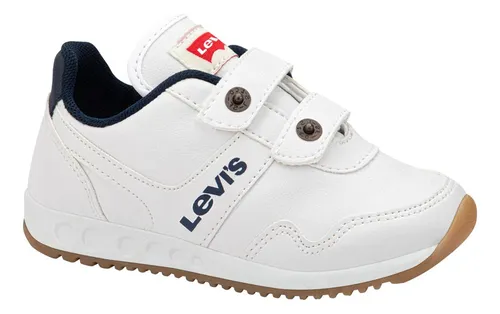 TENIS NIÑO LEVI´S 405340019 SIMIPIEL BLANCO