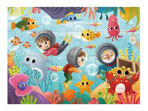 Puzzle Madera Marino De Tooky Toy (tkg059)