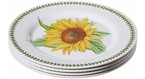 Platos - Portmeirion Botanic Garden Set Of 4 Melamine Dinner