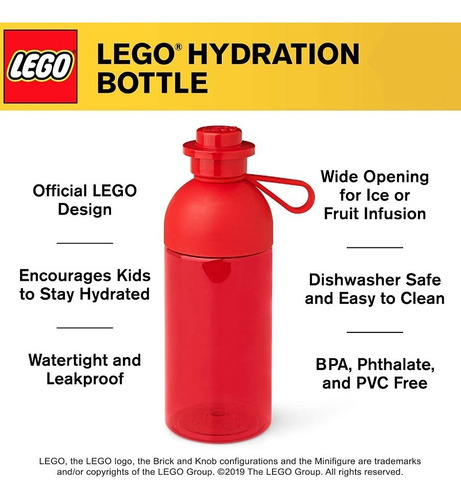 Botella Infantil Lego Hydration Bottle 500ml Cantimplora