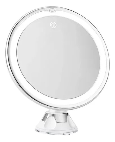 Espejo De Maquillaje Led Con Ventosa Flexible De 360 Grados