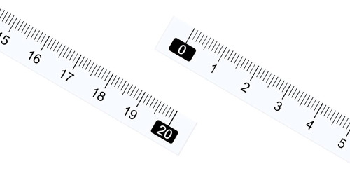 Cinta Métrica Adhesiva Métrica (7.9pulgadax Lectura De Izqui