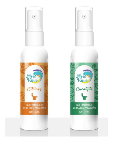 Neutralizador Olor Baño Spray Pre Poop Fresh Wave 65 Ml 2 Pz