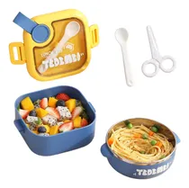 Comprar Set De Viandas Lunchera Infantil Hermética Plástico Y Acero