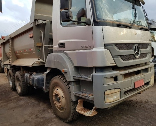 Mercedes-bens Axor 3344 K 6x4 Ano 2014 Traçado Caçamba