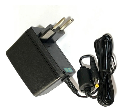 Fonte Carregador Caixa De Som Amplificada Amvox 9v Plug Fino