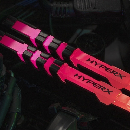 Imagem 2 de 4 de Memória Hyperx Fury Rgb 16gb 3000mhz Black Hx430c15fb3a/16