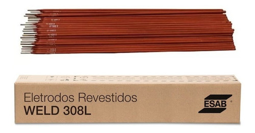 Eletrodo Revestido Inox 2,50mm E308l-17 Weld 308l Esab