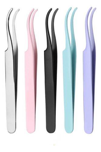 Pinzas Extensiones De Pestañas Rizador Acero Inoxidable