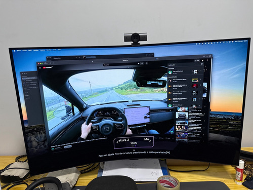 Lg Monitor Oled Flex 42 Preto (Usado)