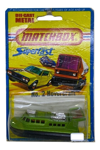 Hovercraft #2 Superfast England Lesney 1972 Matchbox 1/64