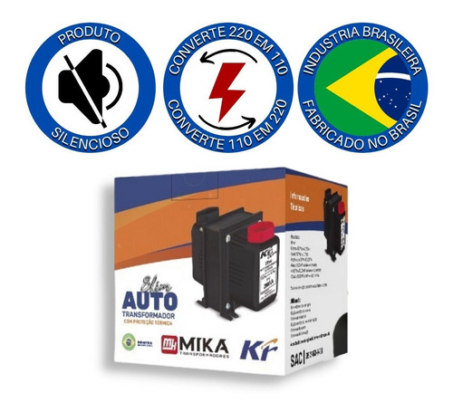 Imagem 4 de 5 de Transformador 1050va Bivolt 110v Para 220v E 220v Para 110v